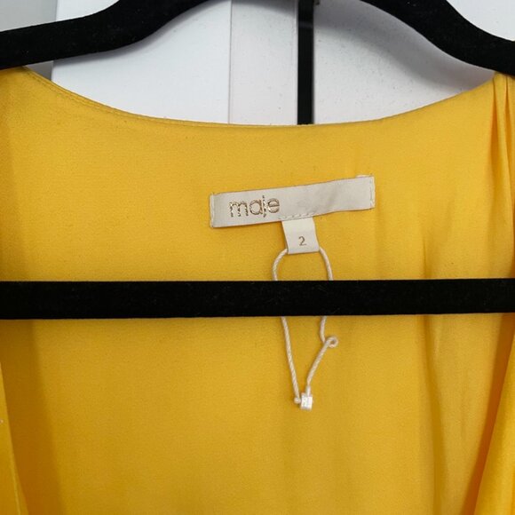 💛🌞 Maje “Resia” Tie-Dye Cut-Out Dress 🌞💛 - Picture 3 of 4
